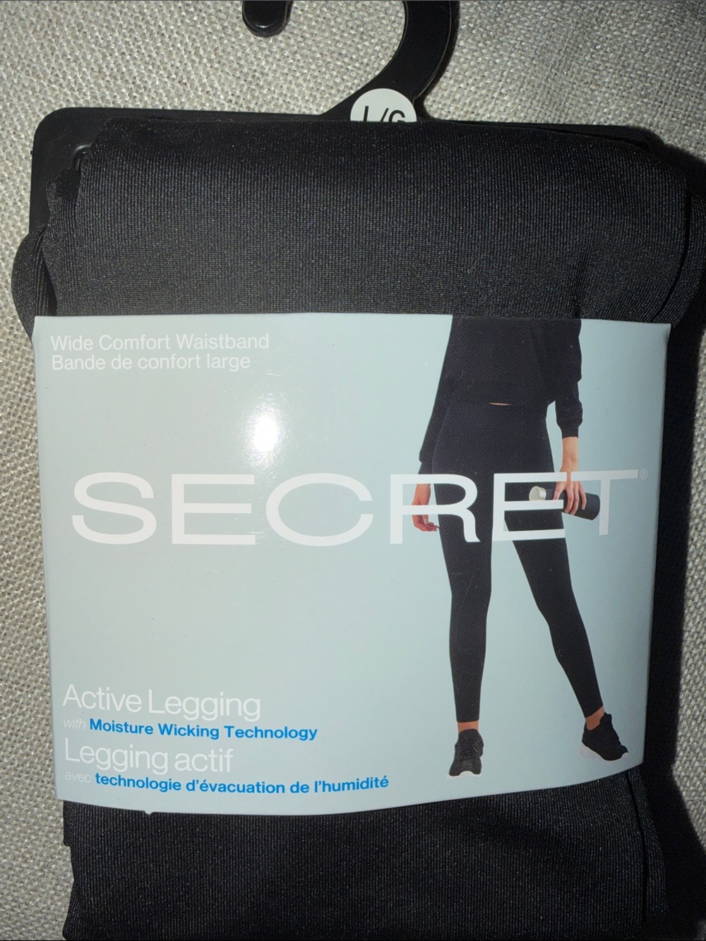 Active Legging -  Comfort Waistband (Black)